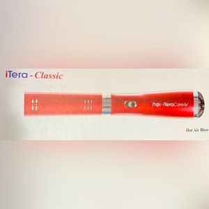 BNIB ITERAHERTZ hot air blower classic. Red. Instructions included. Magnetic box